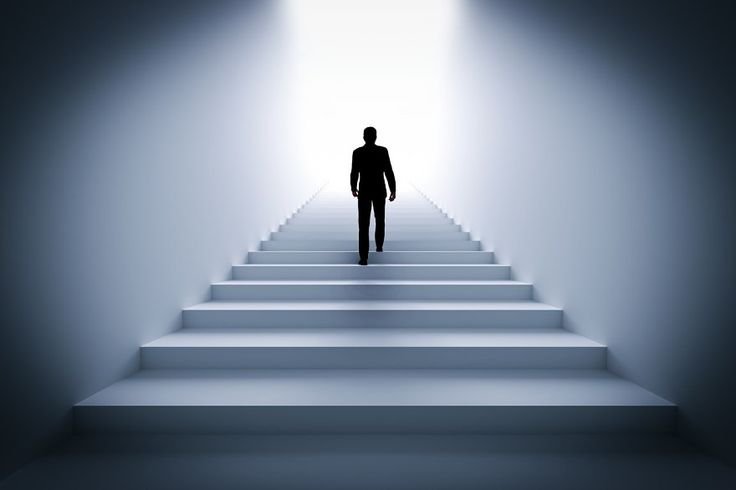 climbing stairs
