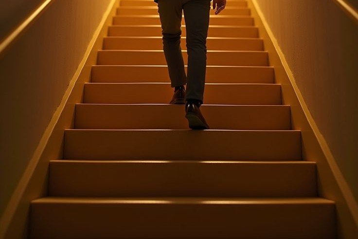 walking the steps