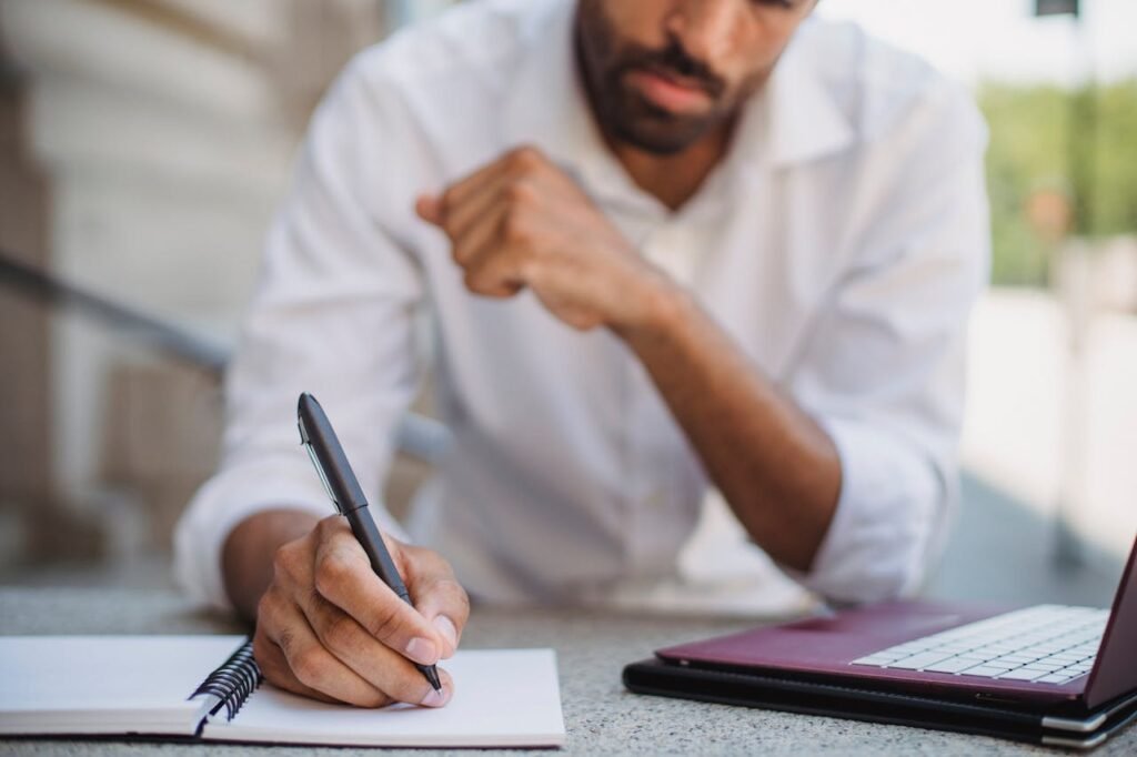 taking notes
