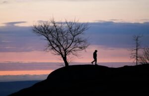Person rebuilding life after a difficult season